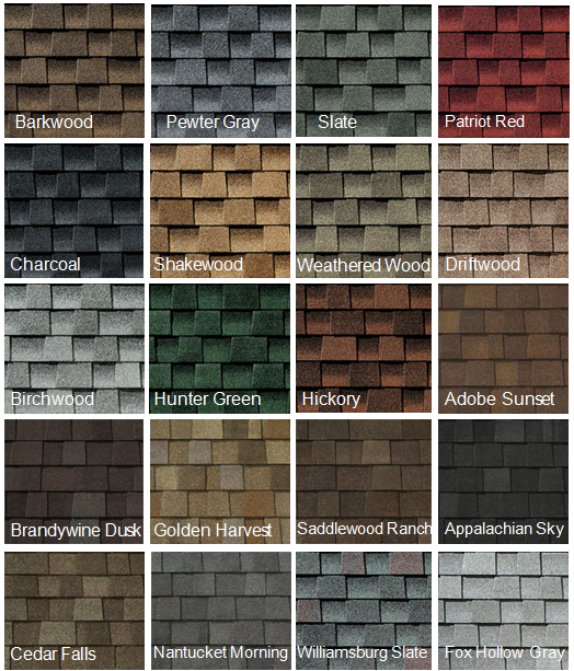 Roofing Samples